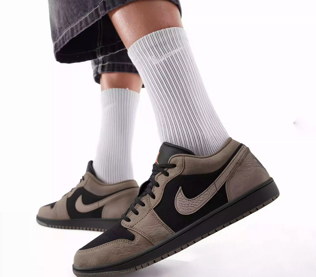 Giày Nike Air Jordan 1 Low SE ‘Olive Grey’ IB7109-005 - Ảnh 2