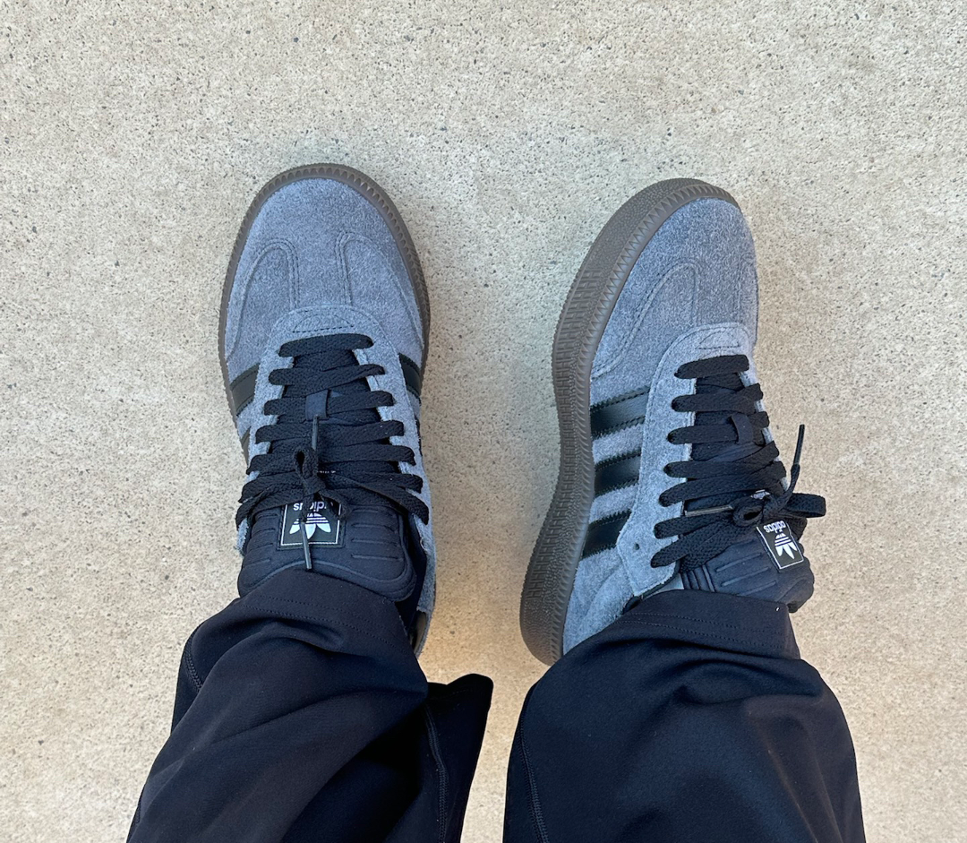 Giày Adidas Samba XLG ‘Grey Black Gum’ ID3201 - Ảnh 6