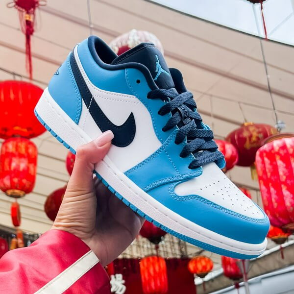 Giày Nike Air Jordan 1 Low 'UNC' 553558-144 - Ảnh 3